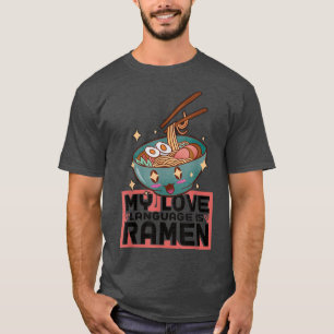 Funny japansk Food Japan Noodle Soppa Ramen Älskar T Shirt