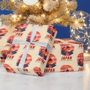 Funny japansk Humor Sunset liggande landskap Presentpapper