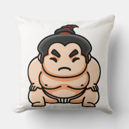 Funny japansk Sumo Man Kudde