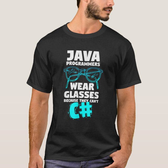 Funny Java Programmer Quote Computer Science Humor T Shirt (Framsida)