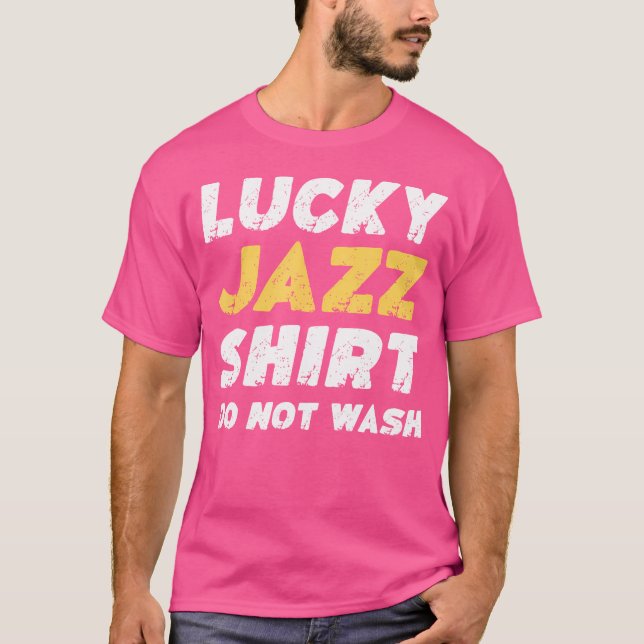 Funny Jazz Lucky Jazz Shirt Tvättar inte T (Framsida)