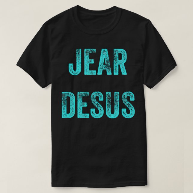 Funny Jear Desus Online Farris Joke Meme Tik Humor T Shirt (Design framsida)