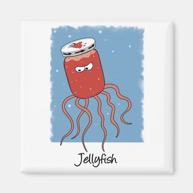 Funny Jellyfish magnet (Framsidan)