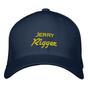 Funny Jerry Rigger Broderad Keps