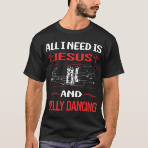 Funny Jesus Belly Dancing Dance Magdans Bellyda T Shirt