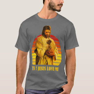 Funny Jesus Carshing Dachshund Hund T Shirt