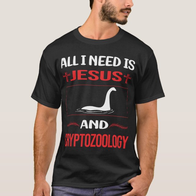 Funny Jesus Cryptozoology Cryptid Cryptids Cryptid T Shirt (Framsida)