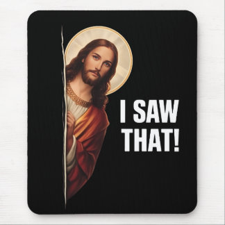 Funny Jesus "I Saw That" Christian meme design Musmatta