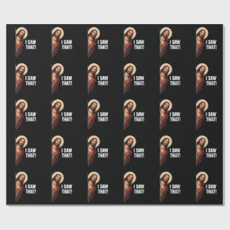 Funny Jesus "I Saw That" Christian meme design Presentpapper