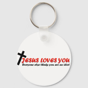 Funny Jesus Nyckelring
