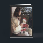 Funny Jesus och Santa Helgkort<br><div class="desc">Tjugo julkort och Jesus julkort för ateister som kommer att förolämpa kristna med dess roliga Jesus- och julbilsfantasier och slogan.</div>