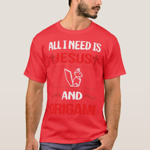 Funny Jesus Origami T Shirt