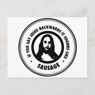 Funny Jesus Vykort