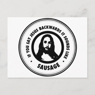 Funny Jesus Vykort