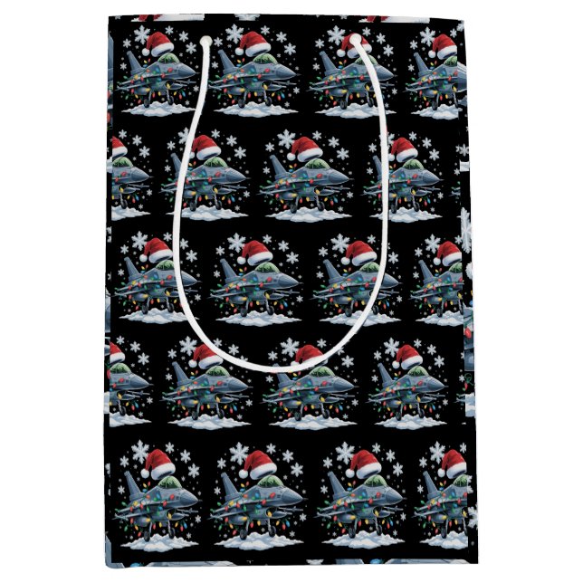 Funny Jet Fighter Military Christmas Holiday Xmas (Framsidan)