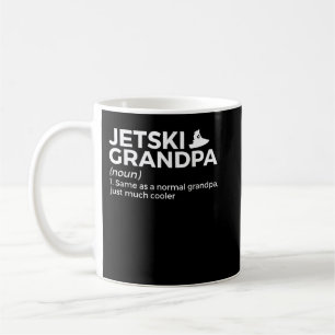 Funny Jetski Grandpa Definition Jet Skiing Kaffemugg