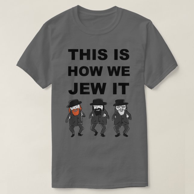 Funny Jewish Hanukkah Hebrew T Shirt (Design framsida)