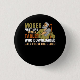 Funny Jewish Passover Moses Tablet Data Cloud Comp Knapp