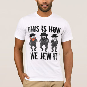 FUNNY JEWISH T-SHIRTS DET ÄR SÅ VI JEW DET ÄR