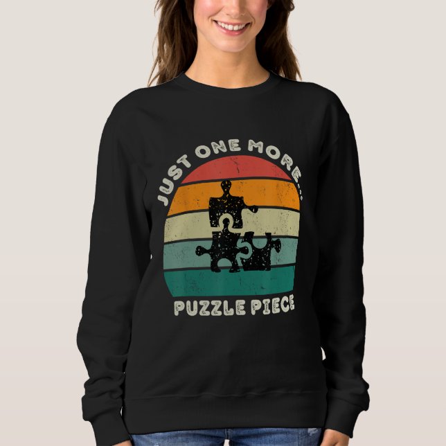 Funny Jigsaw Puzzle, JUST ONE MORE... T Shirt (Framsida)