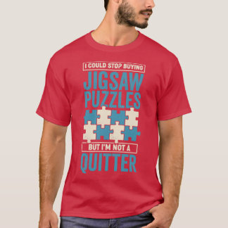 Funny Jigszle Puzzle Älskare Puzzler Gift T Shirt