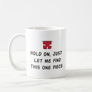 Funny Jigszle Puzzle Mugg - Puzzle Älskare Gift Id