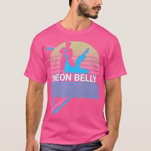 Funny Jiu Jitsu Bjj Retro Neon Belly T Shirt