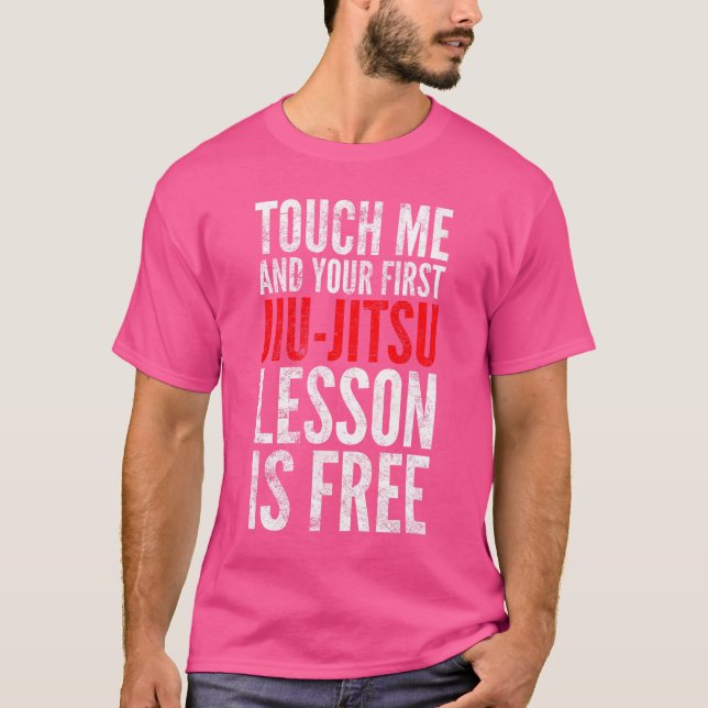 Funny Jiu Jitsu Brazilian Jiu Jitsu Sparring Te T Shirt (Framsida)