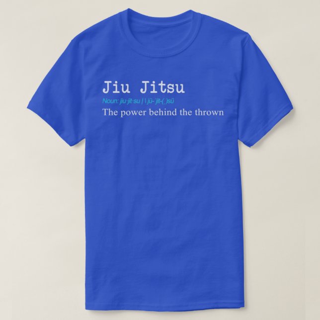 Funny Jiu Jitsu Definition Gift Design T Shirt (Design framsida)