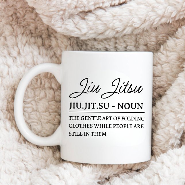 Funny Jiu Jitsu Definition Martial Art Present BJJ Kaffemugg (Skapare uppladdad)