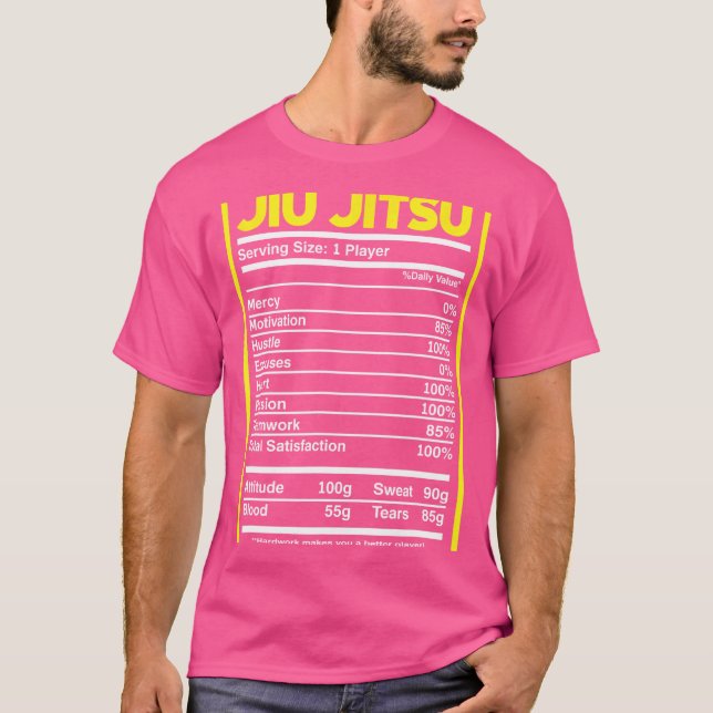 Funny Jiu Jitsu Facts Funny Jiu Jitsu T Shirt (Framsida)