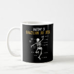 Funny Jiu Jitsu Fighter Anatomy BJJ Training Humor Kaffemugg<br><div class="desc">Funny Jiu Jitsu Fighter Anatomy BJJ Training Humor.</div>