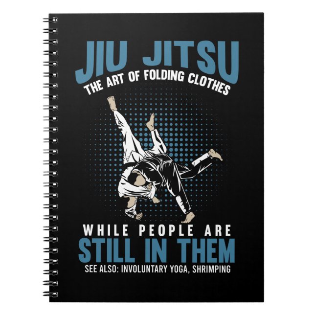 Funny Jiu Jitsu Fighters BJJ Training Humor Anteckningsbok (Framsidan)