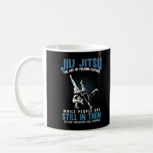 Funny Jiu Jitsu Fighters BJJ Training Humor Kaffemugg