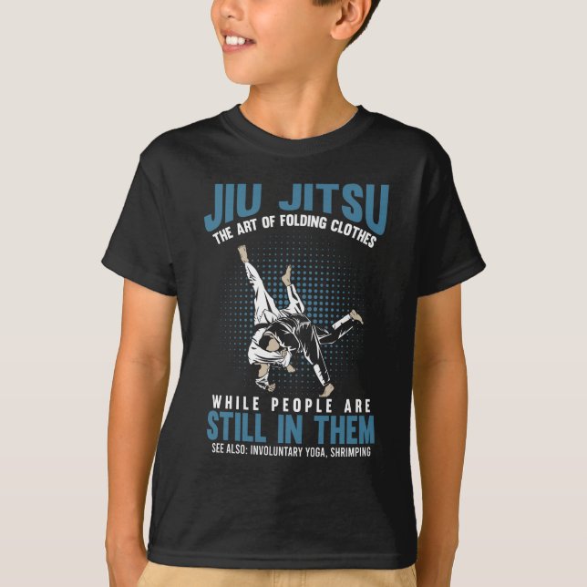 Funny Jiu Jitsu Fighters BJJ Training Humor T Shirt (Framsida)