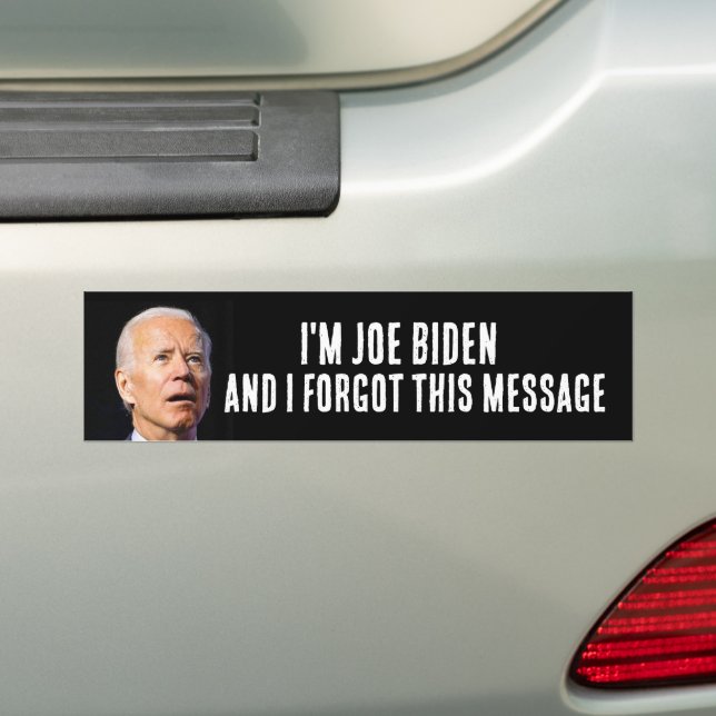 FUNNY JOE BIDEN BILDEKAL (På Bil)