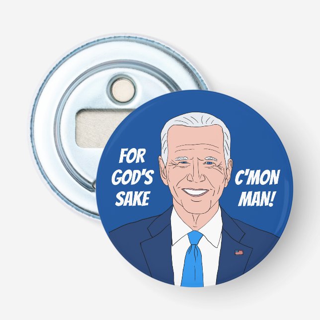 Funny Joe Biden citerar magnetiskt öl flaska opene Flasköppnare (Framsidan)