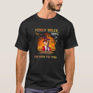 Funny Joe Biden Confused Anti Biden Pumpkin Lyckli T Shirt