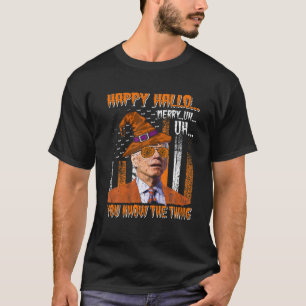 Funny Joe Biden Confused Anti Biden Pumpkin Lyckli T Shirt