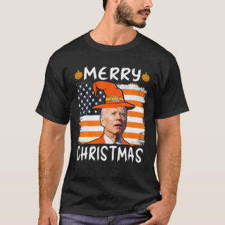 Funny Joe Biden Confused Merry Christmas Happy Hal T Shirt