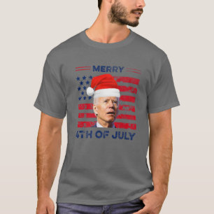 Funny Joe Biden Dazed Merry 4:e juli T Shirt