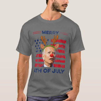 Funny Joe Biden Dazed Merry 4:e juli T Shirt