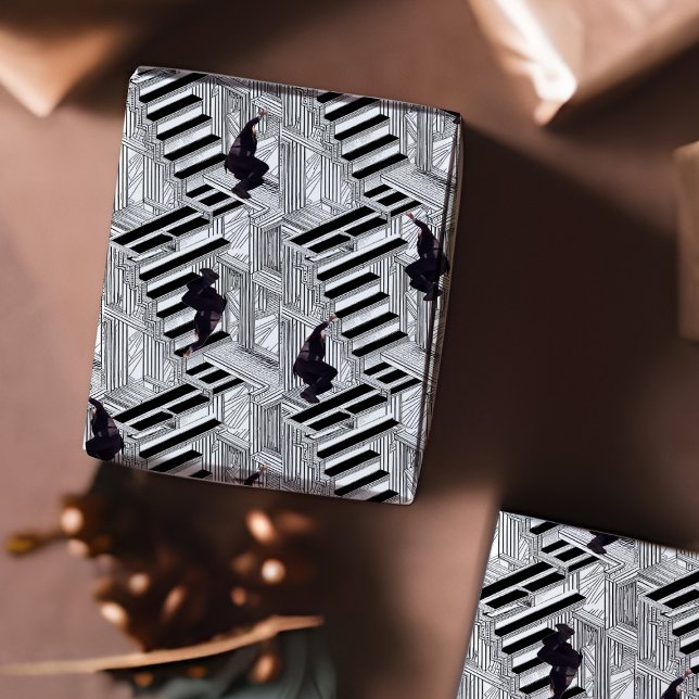 Funny Joe Biden faller upp i oändligt trapphus Presentpapper (Skapare uppladdad)