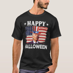 Funny Joe Biden Happy halloween Biden Confused 4Th T Shirt
