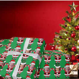 Funny Joe Biden Kamala Harris Santa Anpassningsbar Presentpapper