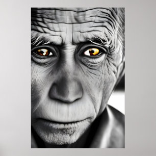 Funny Joe Biden, Monkey Planet, Ape Ansikte Poster