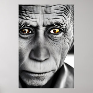 Funny Joe Biden, Monkey Planet, Ape Ansikte Poster