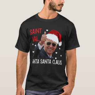 Funny Joe Biden Saint Jultomten T Shirt