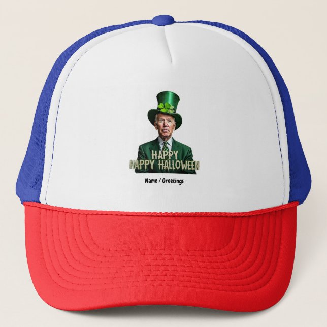 Funny Joe Biden St. Patrick-dagen förväxlades Keps (Framsida)