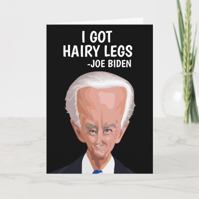 FUNNY JOE BIDEN TILLFÄLLEN GREETING CARD HELGKORT (Framsida)